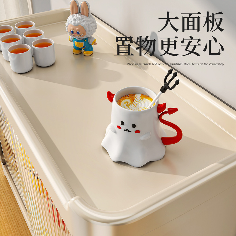 杯架收纳置物架防尘水杯茶杯咖啡杯餐边柜收纳神器桌面收纳盒杯柜|undefined