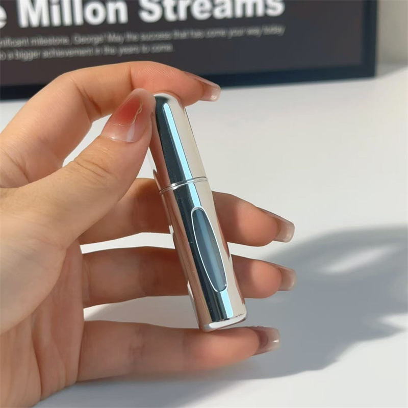 香水調剤ボトル 5 ミリリットル底直接充填セルフポンプポータブルプレススプレースプレーボトル空ボトルサンプル調剤装置|undefined