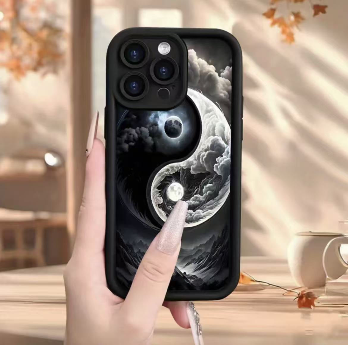 Personalidad transfronteriza aplicable iPhone 16pro funda para teléfono móvil Apple 15 anti-caída 14 Europa y América 13promax nuevo 12x