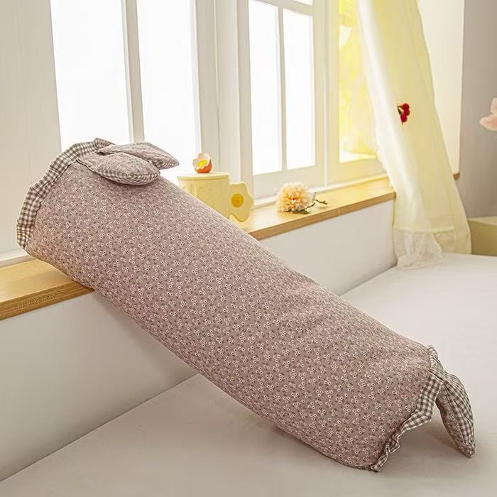 면 토끼 베개--꽃