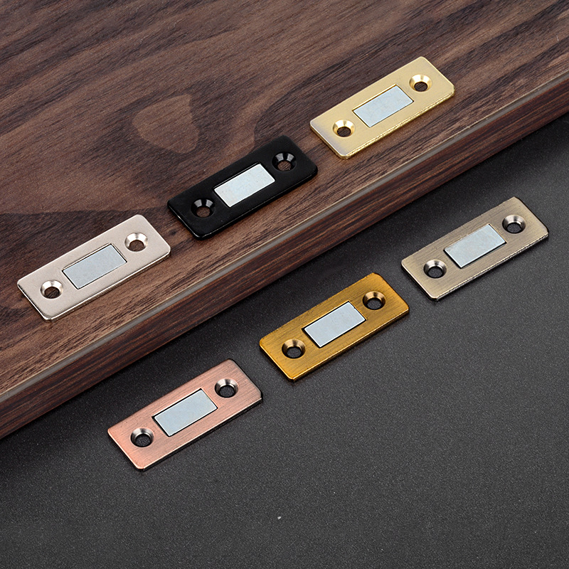Non-punching ultra-thin invisible door magnetic cabinet furniture drawer door strong magnet collision magnetic cabinet door magnetic door factory wholesale