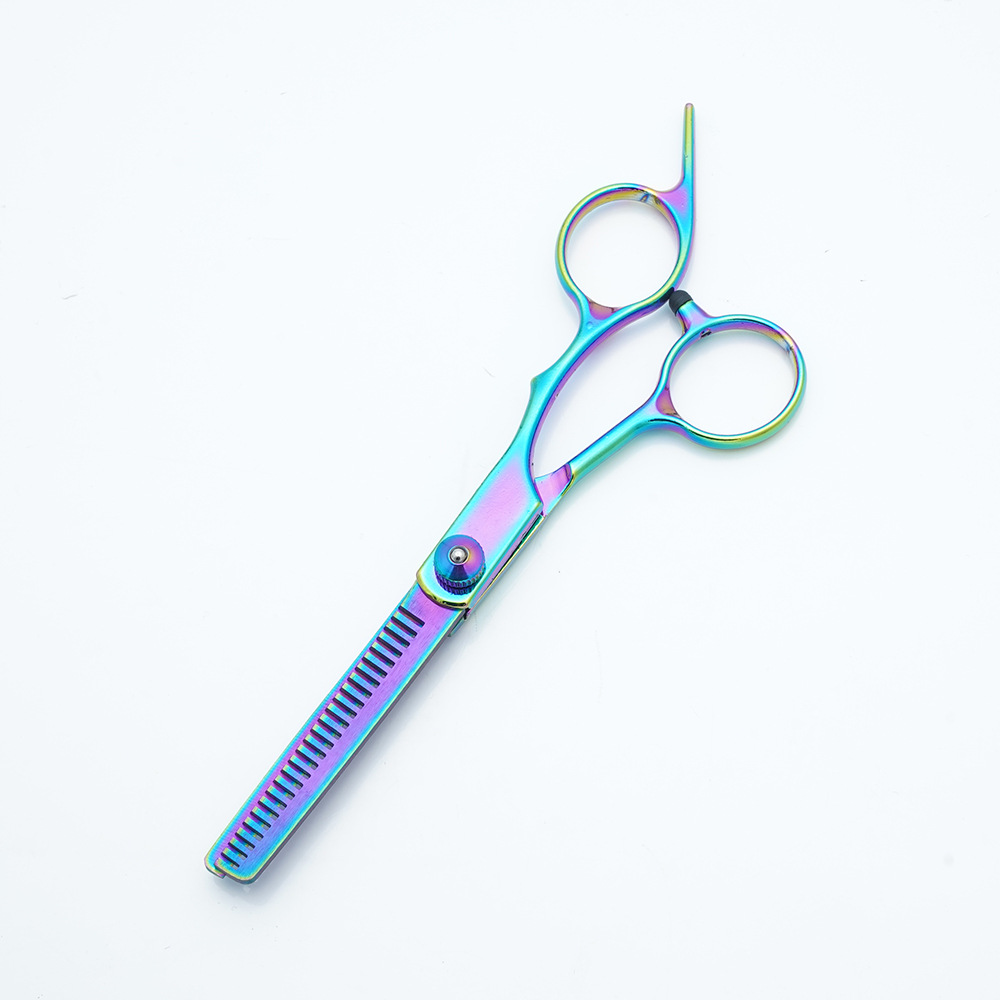 Fábrica al por mayor de 4 pulgadas tijeras de corte de pelo de acero inoxidable tijeras de corte de pelo profesional tijeras de corte de dientes maestra set tijeras planas