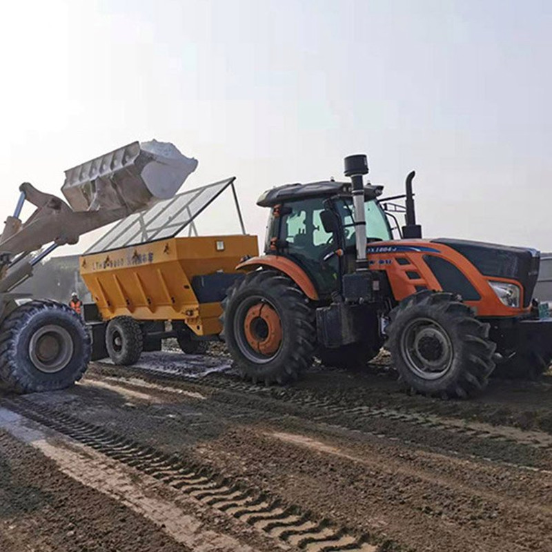 牵引式消解灰白灰撒布车多功能撒布机可铺洒各种粉料灰