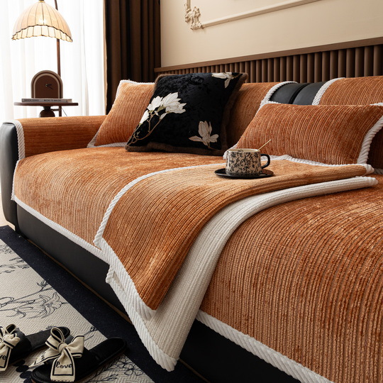 四季通用轻奢高级感沙发垫2025新款高端沙发盖布直排沙发专用坐垫