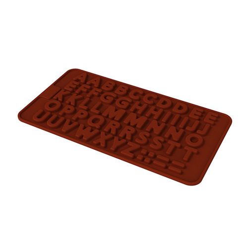 Factory silicone fondant mold 26 English letters silicone digital mold household diy baking chocolate mold