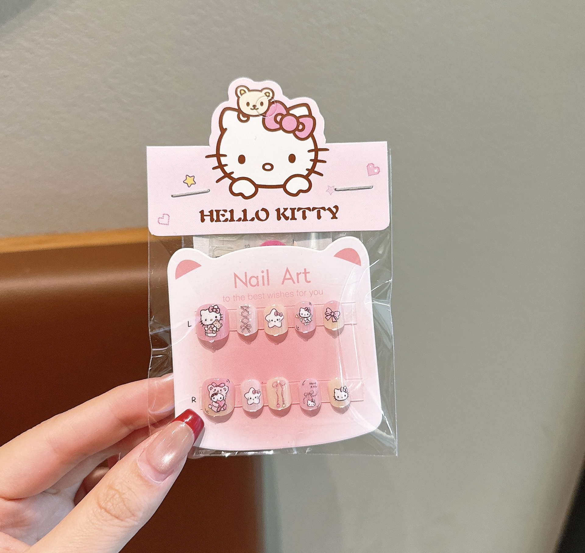 Kulomi dibujos animados para niños con pestañas de uñas para niñas nuevas pestañas de uñas juguetes de regalo para niñas