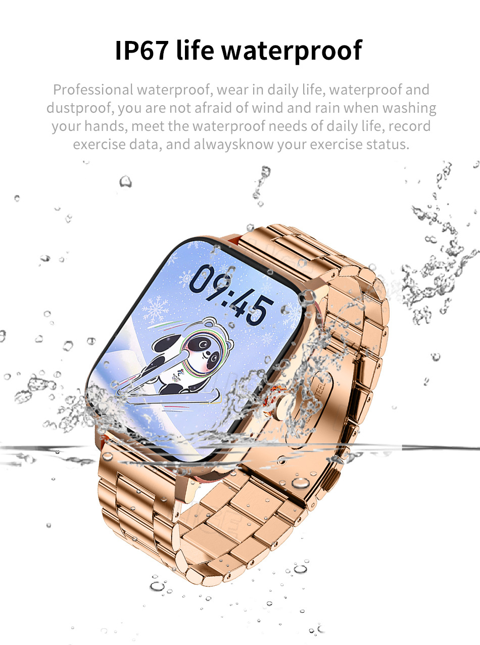 Unisex Smartwatch Mit Herzfrequenz- Und Schlafmonitor_voghion.com