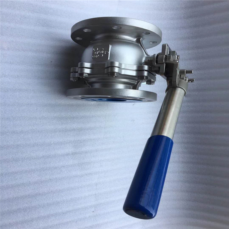 1寸 TQ41F-16P/R 航油法兰弹簧自动复位球阀1.6MPa