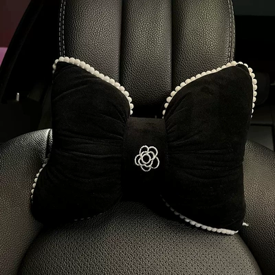 Seat cushion, seat cover Cushion, Winter Car Seat Cover - camellia-bow-headrest-single-no-specifications