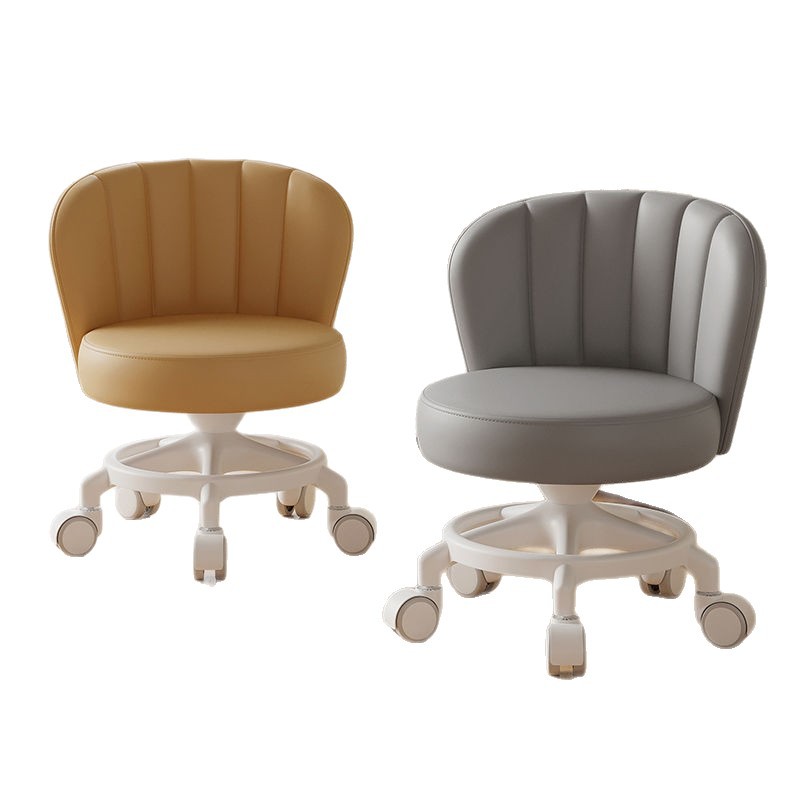 Rueda universal anti-rollback pequeña polea taburete baja silla respaldada para el hogar con un niño banco redondo rueda de correa rueda silenciosa