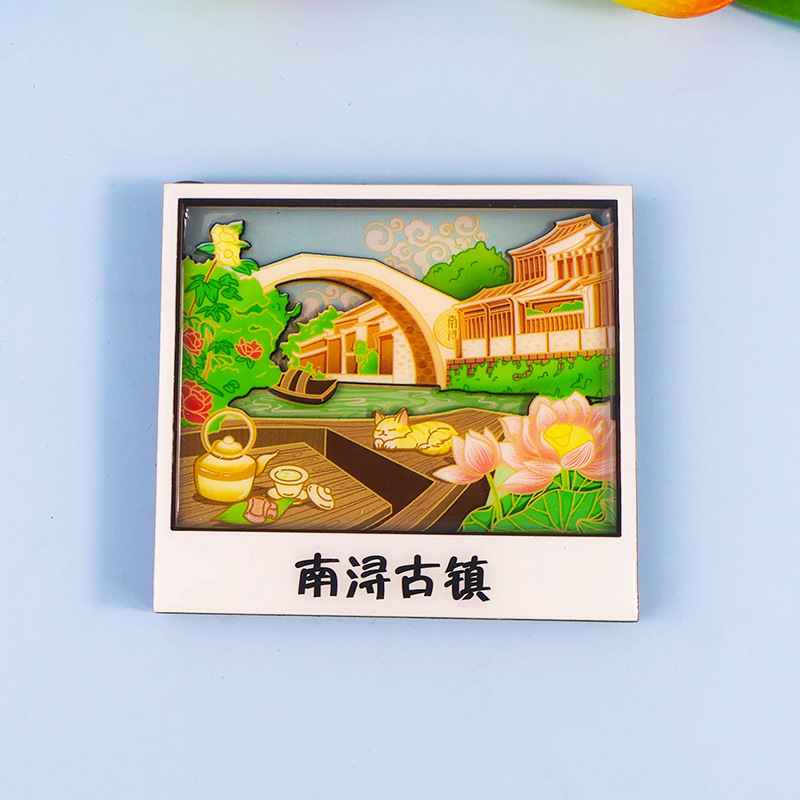 中国都市人気観光名所木製冷蔵庫マグネットカスタマイズされた文化的で創造的な北京パンダ diy マグネット強力な吸引|undefined