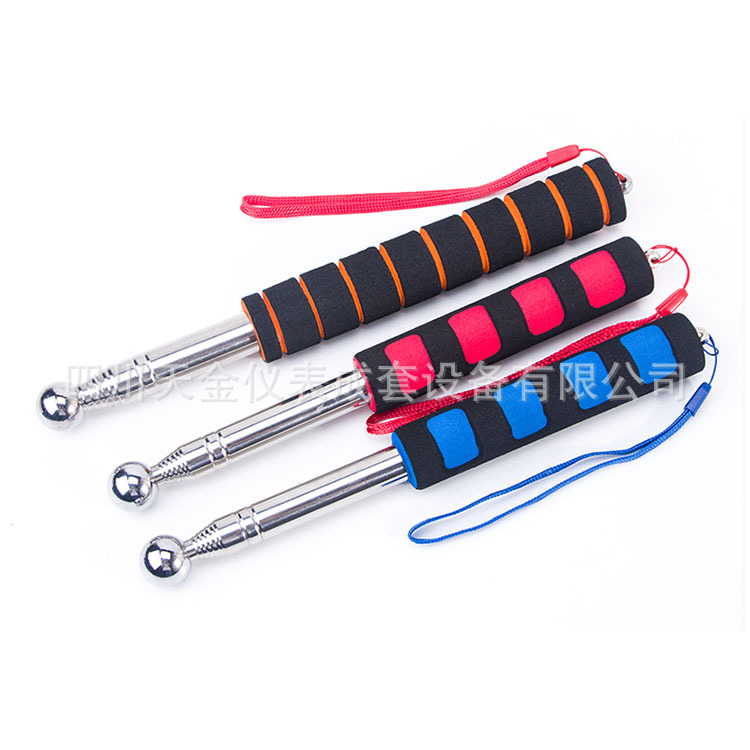 伸缩1.2米不锈钢锤响鼓锤空鼓锤验房工具指示棒空鼓棒检验锤响鼓