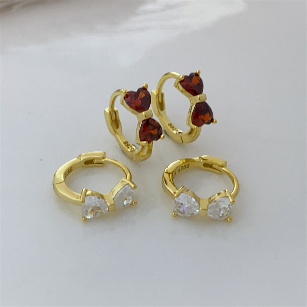 4g Weight 925 Sterling Silver Ear Needle Material White Gold Plated, Gold Plated Plating Material Zircon Inlay Material Earrings Classification 1 Pair Quantity Holiday, Daily Occasion 925 Sterling Silver Material Bow Knot Pattern Women's Gender Inlay Design Sweet, Simple Style Style 1 Pair White Gold Plated Gold Plated 925 Sterling Silver Zircon Bow Knot Earrings 13