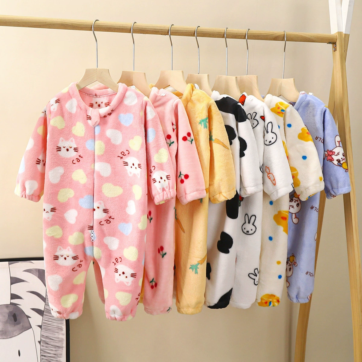 Детское ударопрочное одеяло, детская осенне-зимняя утолщенная фланелевая цельная Пижама, новый спальный мешок для ног из кораллового флиса