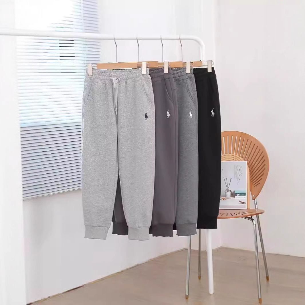 Versatile O Sweatpants Pony Foreign Trade Casual Sports Long Pants Youth P Pants Green Label Embroidery Ol Sweatpants Plus Size Cross-Border