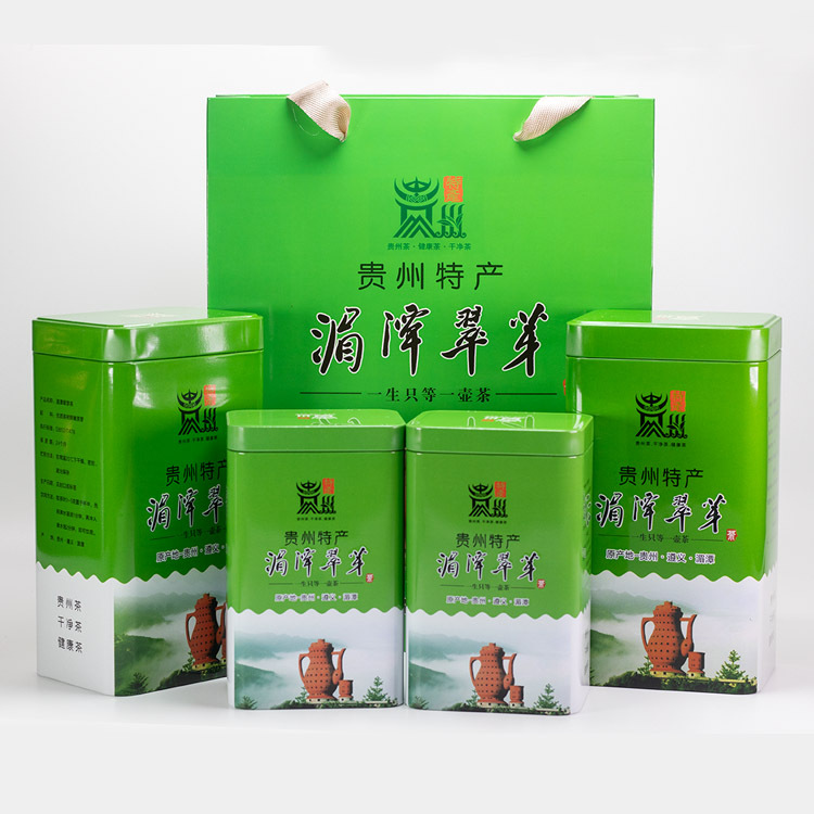 2025正品翠芽绿茶贵州明后茶罐装茶叶礼盒清香回甘绿茶