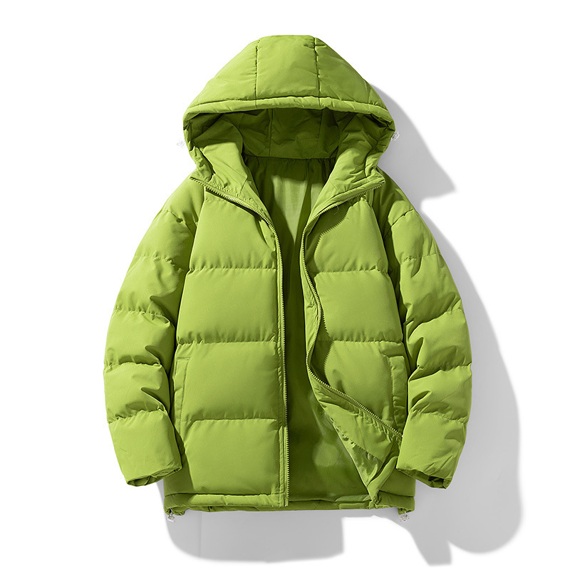 Winter-Steppjacke für Herren – Leichter, gesteppter Kapuzenmantel, warmer, kurzer, baumwollgefüllter Parka für Freizeit und Streetwear_voghion.com