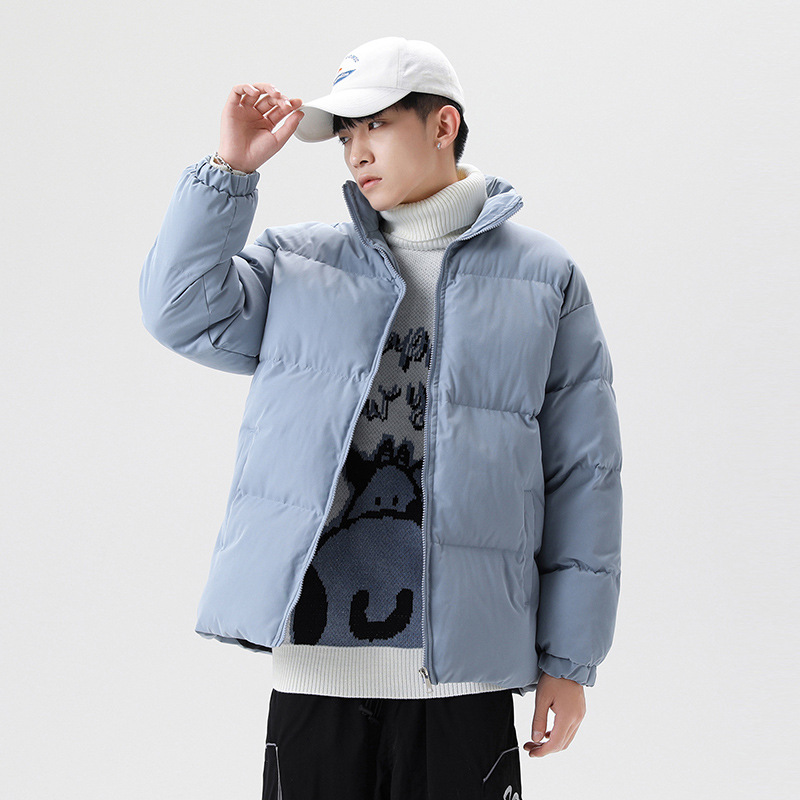 Herren Herbst und Winter neue lässige Baumwolljacke modische verdickte warme lose Baumwolljacke_voghion.com