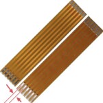 间距1.5-200排线-黄色FPC两头焊接线  1p2p3pin&middot;&middot;72pin柔性