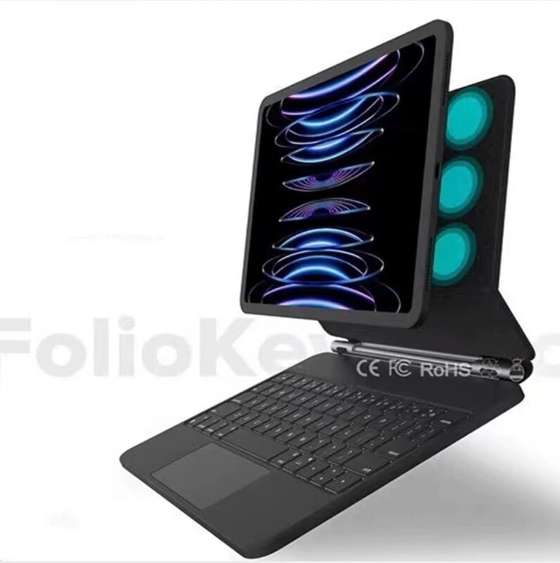Suitable for Apple Jcpal Magnetic Second-Control Bluetooth Keyboard iPad Pro 13inch M5 Keyboard iPad Air13 Case