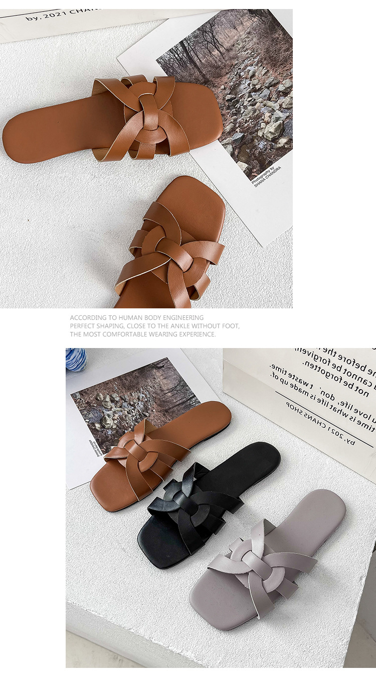Dames slippers casual zomerschoenen met open patroon_voghion.com