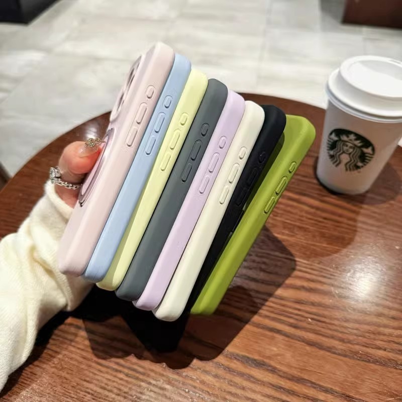液态硅胶适用iPhone17手机壳磁吸旋转支架苹果15支点支架保护套14|undefined