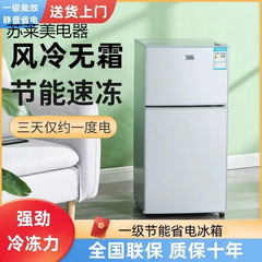 小冰箱118L小型宿舍租房家用双门节能冷藏冷冻迷你