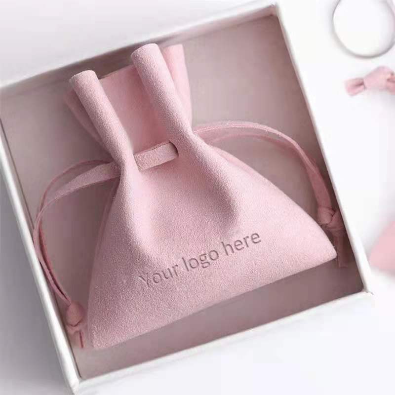 束口袋定制logo超纤珠宝银饰银器防氧化小首饰袋抽绳绒布收纳袋