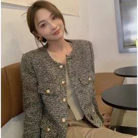 法式复古百搭气质显瘦感小香风外套女