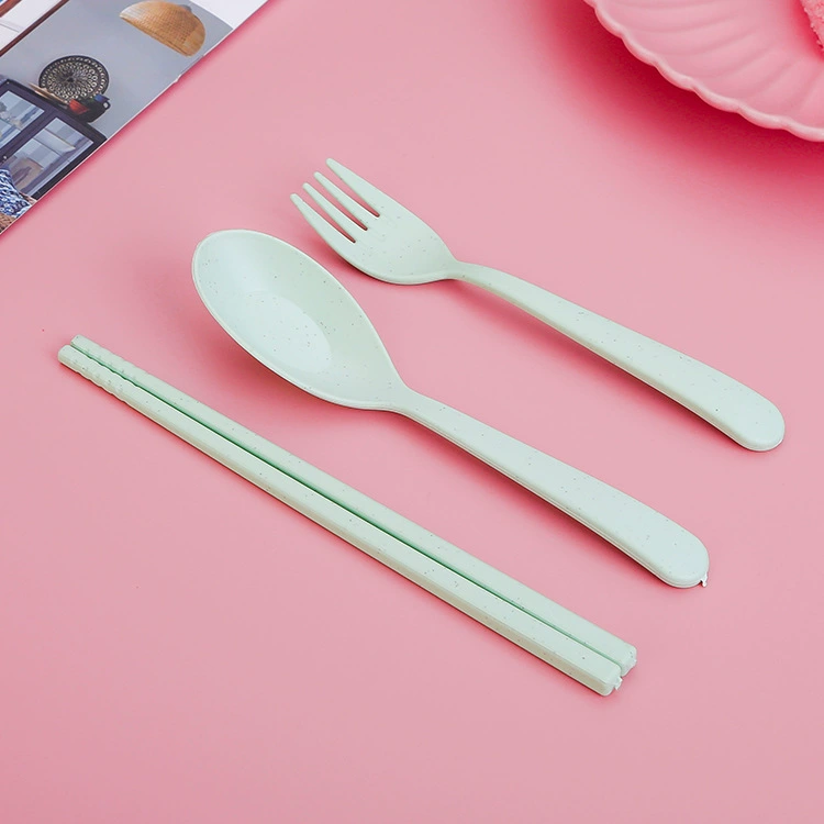 Creative tableware, set, handheld children's chopsticks for traveling, 3 piece set, Birthday gift, wholesale