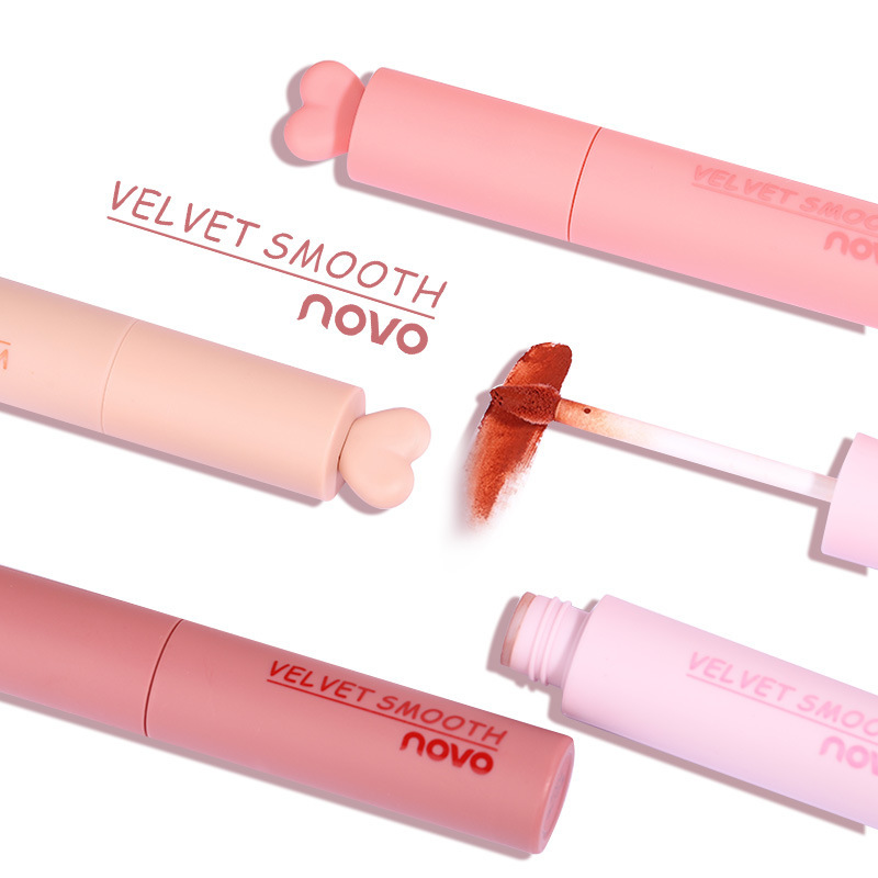 Oem Processing Customized Lip Glaze Novo Xinmu Air Mist Lip Mud Anti-Sweat Color Odm Lip Glaze Oem Oem Processing Customized Lip Glaze Novo Xinmu Air Mist Lip Mud Anti-Sweat Color Odm Lip Glaze Oem
