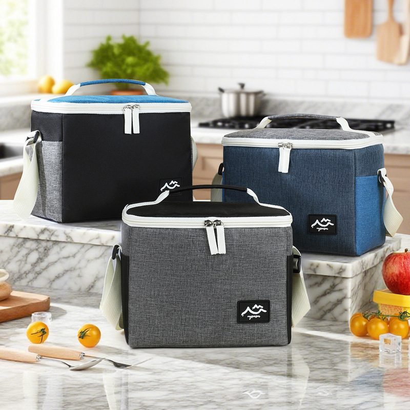 SANNE nuevo paquete de aislamiento térmico grueso portátil al aire libre bolsas de almuerzo de picnic bolsas de almuerzo de almuerzo de estudiantes transfronterizos bolsas de almuerzo de almuerzo de helado