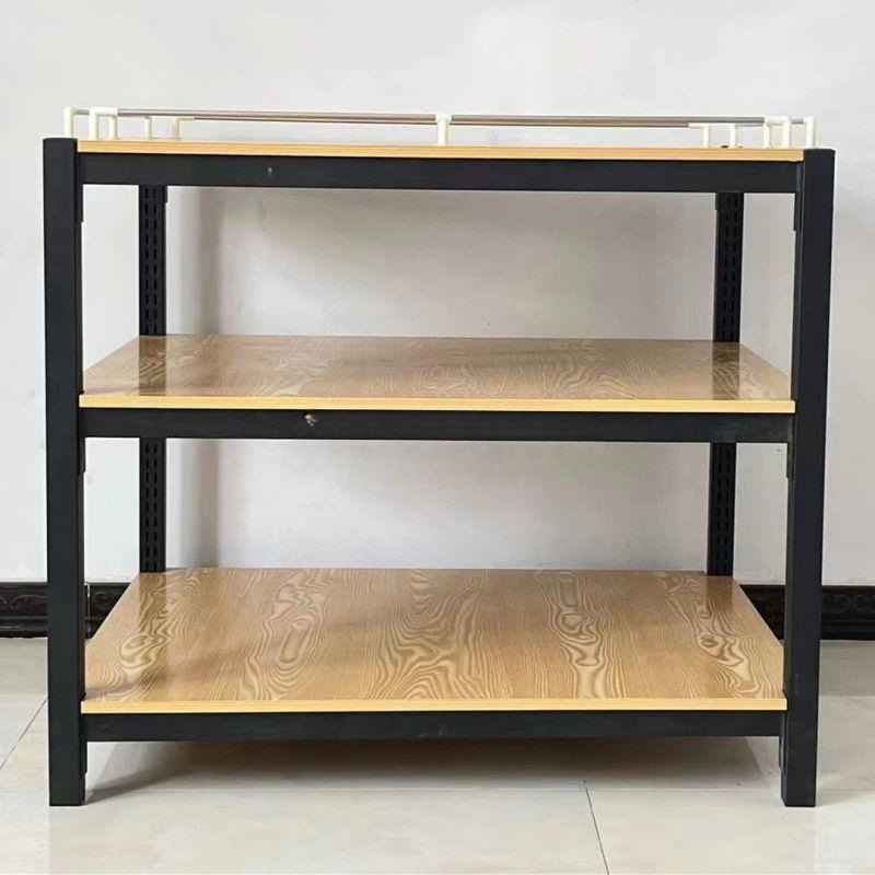 超市堆头货架食用粮油钢木牛奶堆饮料促销台便利店地堆中岛展示架