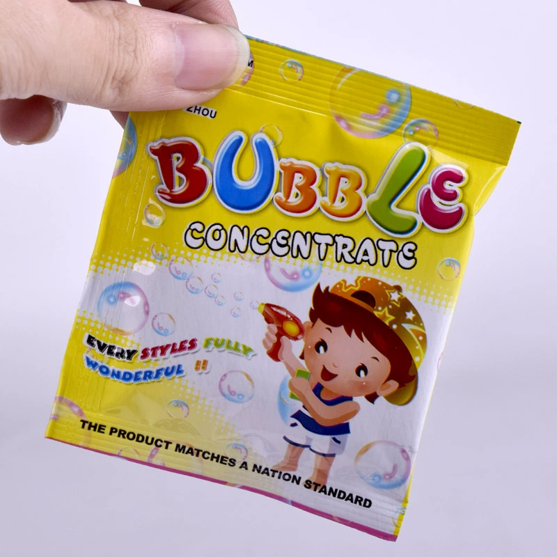 Bubble Gun Bubble Machine специальная концентрированная пузырьковая жидкость 10 мл мешок концентрированной жидкости пузырьковая вода аксессуары игрушки оптом