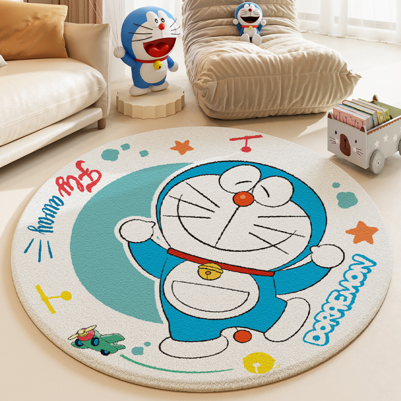 Authentic Doraemon Lamb Wool Large Carpet for Guest Bedroom, Easy-Care Sofa Cushion, Skin-Friendly Soft Bedside Rug, Floor Mat Authentic Doraemon Lamb Wool Large Carpet for Guest Bedroom, Easy-Care Sofa Cushion, Skin-Friendly Soft Bedside Rug, Floor Mat