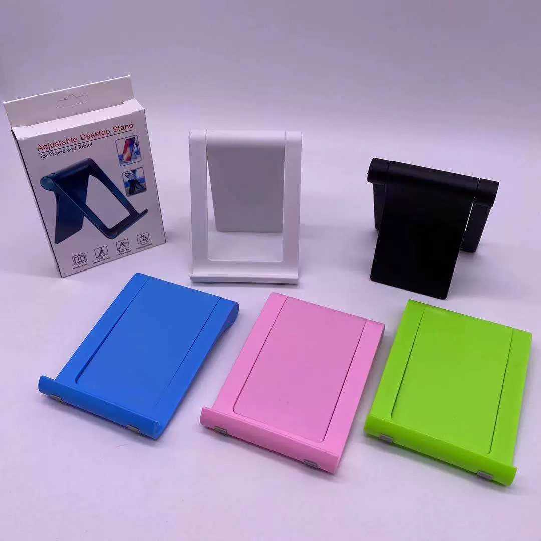 Заводская оптовая цена 360 градусов поворотный настольный мобильный телефон держатель держатель застежки складной плоский держатель может быть разработан