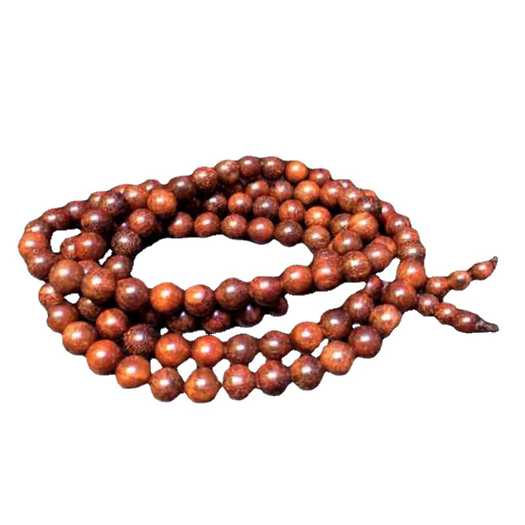 Bracelet sandalwood, rosary with round beads rosewood, accessory, wholesale, 108 beads