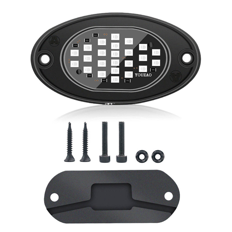 automóvil led chasis luces todoterreno Wrangler chasis luces de modificación luces de atmósfera image 6