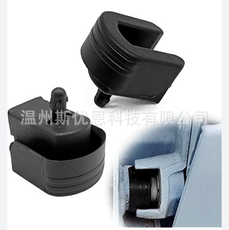 OEM Passenger Side Rear Flap Hinge - Black 2