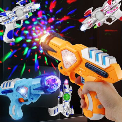 Toys Pistol children children Toys Colorful Projection Starry 6 Electric Baby 3 Stall Source of goods wholesale