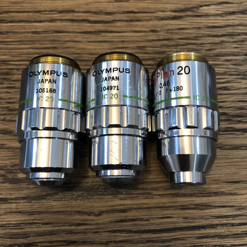 春田谷OLYMPUS奥林巴斯MSPlan 20X/0.46 显微镜物镜镜片完好
