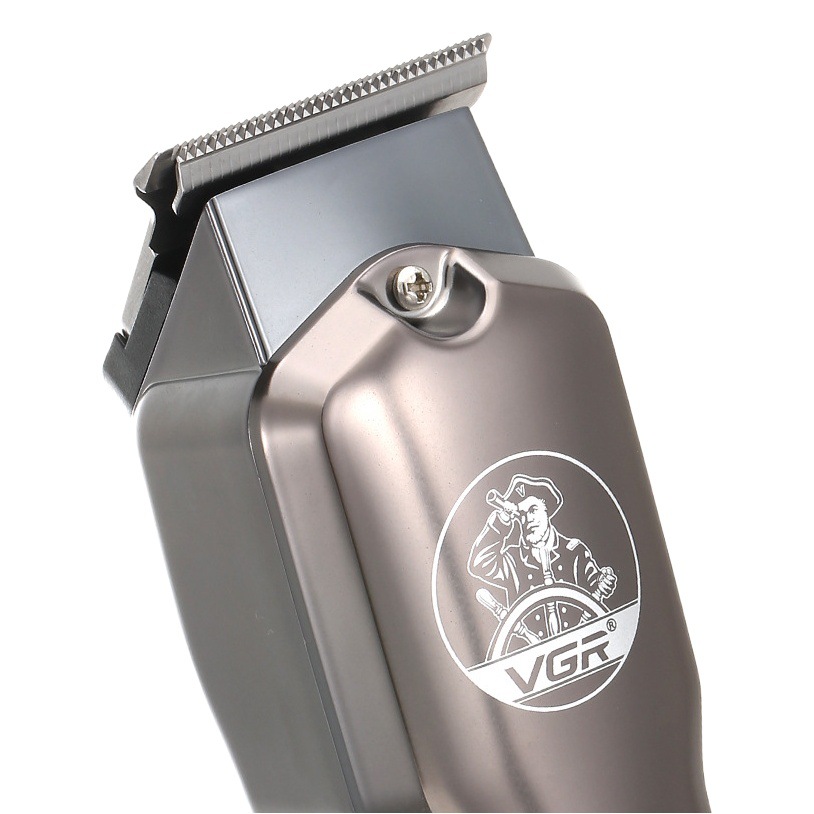 Cortadora de Pelo Eléctrica VGR675 de Alta Potencia con Pantalla LCD Digital, Juego de Dos Piezas para Salón de Belleza