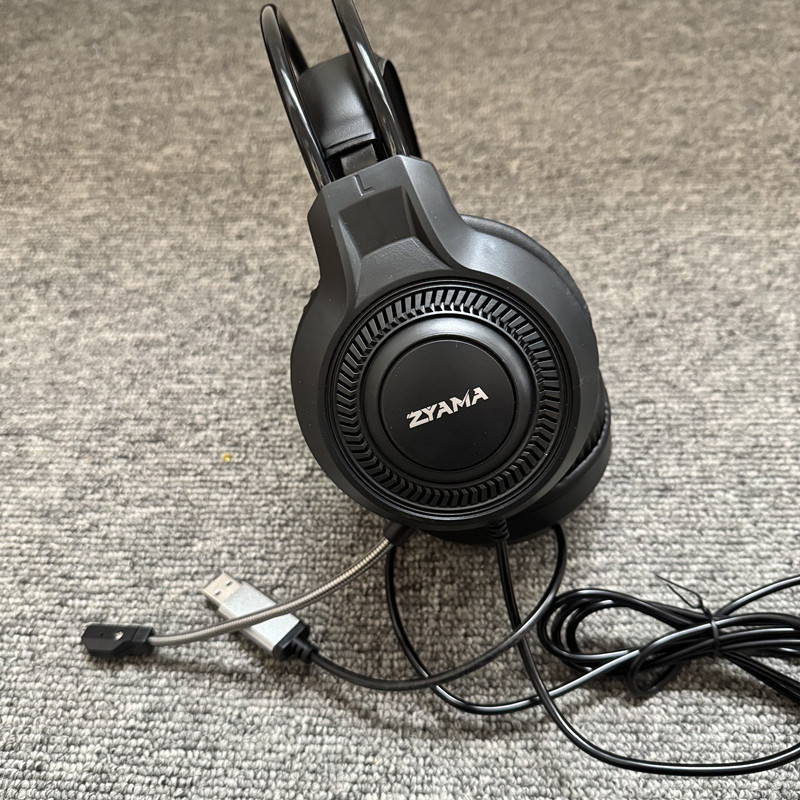 Zhengma H80 Computer Headset USB 7.1 Head-Mounted Luminous Desktop Notebook Gaming Headset Factory Promotion