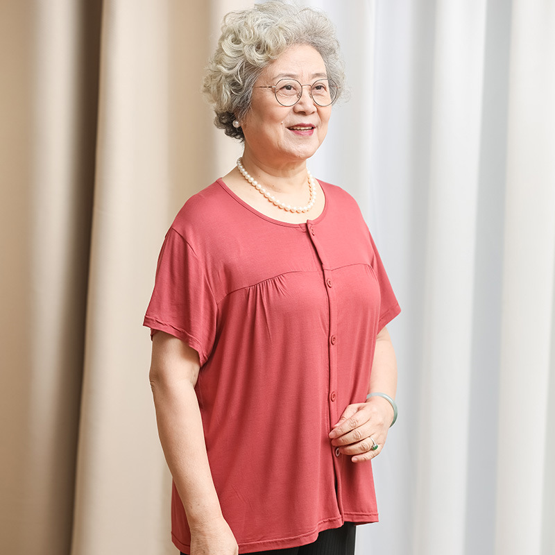 中老年人妈妈装春夏装外套女老太太薄款开衫奶奶装可外穿时尚上衣