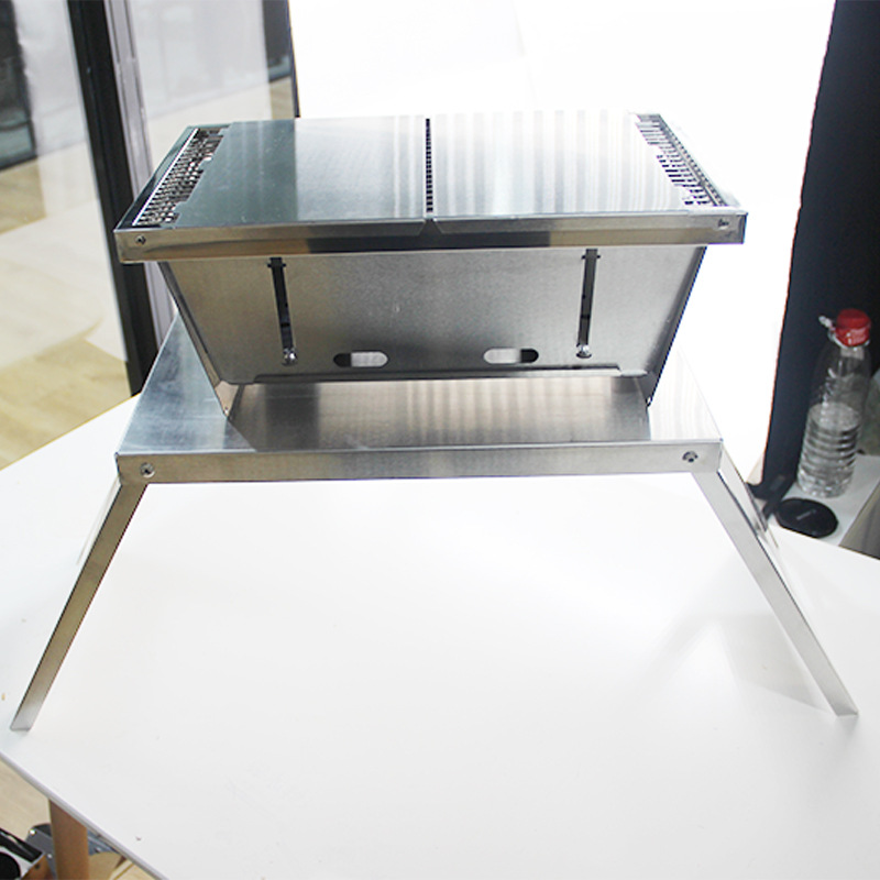 组合折叠桌配秒变烧烤架烧烤炉