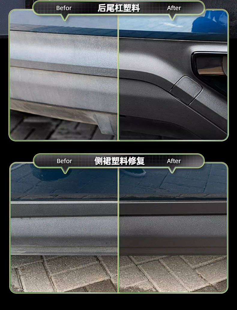 Topbit Plastic Renovation Agent Car Interior Leather Care and Renovation Polishing Coating Cleaning Agent Car Supplies
