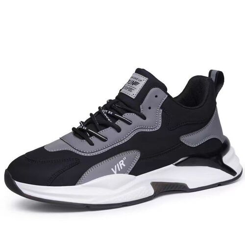 2024 Autumn and Winter Front Lace Up Fashion Shoes Daily Low-top Leather Black Round Toe Single Shoes Casual Sports Shoes