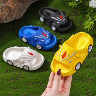 Non-slip Children's Car Children's Shoes Summer Boys and Girls Indoor Bathroom Bath Cartoon Cute Home Shoes