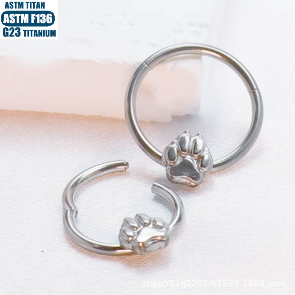 Pointed titanium steel lip stud product view