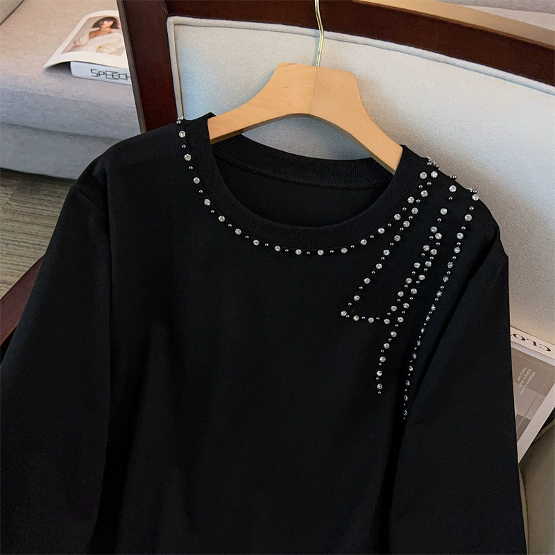200/350 plus size plus size 300 pounds loose autumn and winter sweatshirt bust/150/160/170-1138